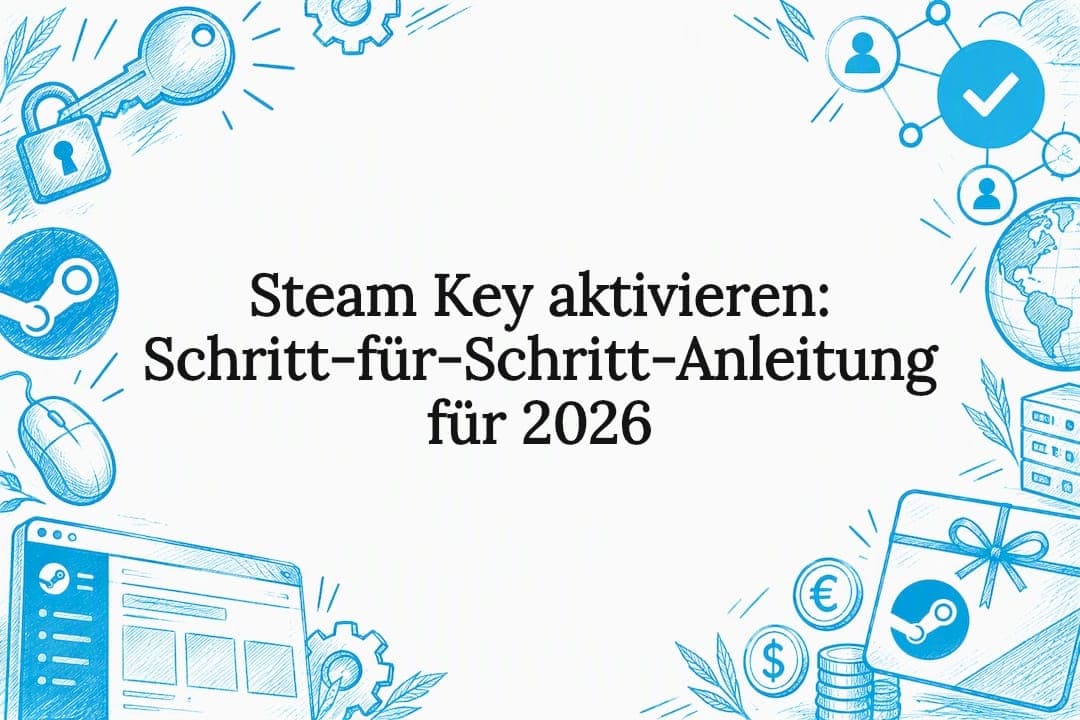 Steam Key aktivieren: Schritt-für-Schritt-Anleitung für 2026