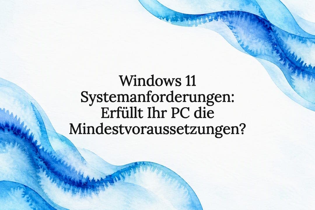 Windows 11 Systemanforderungen: Erfüllt Ihr PC die Mindestvoraussetzungen?